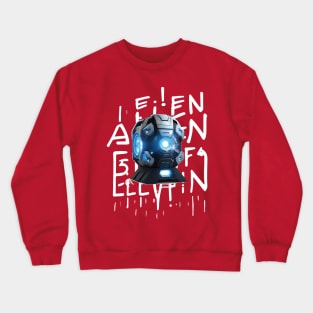 Alien energy block structure Crewneck Sweatshirt